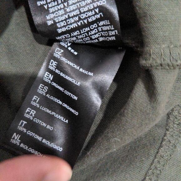 Kuhl Mens Wildfibre LS Pullover Shirt Size M Green Organic Cotton Hiking Outdoor - Picture 10 of 14